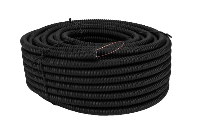 RURA KARBOWANA METALOWA PESZEL Z PILOTEM W POWŁOCE PVC FI 16/20 50 M