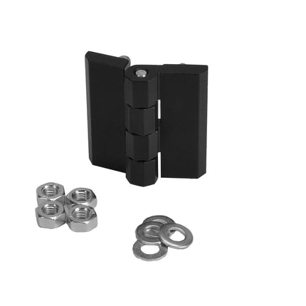 ZAWIAS PRZYKRĘCANY SKRZYDEŁKOWY KOMPLET MONTAŻOWY METALOWY PŁASKI 60x60 0Z-0204 Euro-Box