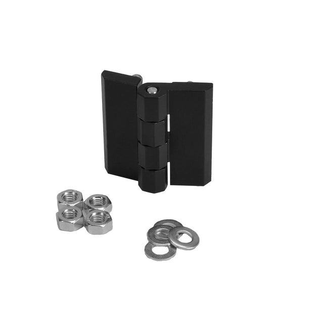 ZAWIAS PRZYKRĘCANY SKRZYDEŁKOWY KOMPLET MONTAŻOWY METALOWY PŁASKI 60x60 0Z-0204 Euro-Box