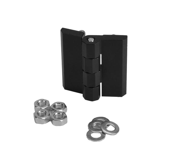 ZAWIAS PRZYKRĘCANY SKRZYDEŁKOWY KOMPLET MONTAŻOWY METALOWY PŁASKI 60x60 0Z-0204 Euro-Box