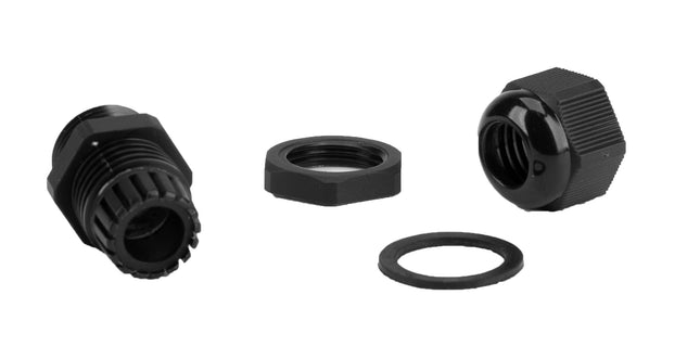 Dławik kablowy wodoodporny czarny PG11 IP68 Euro-Box