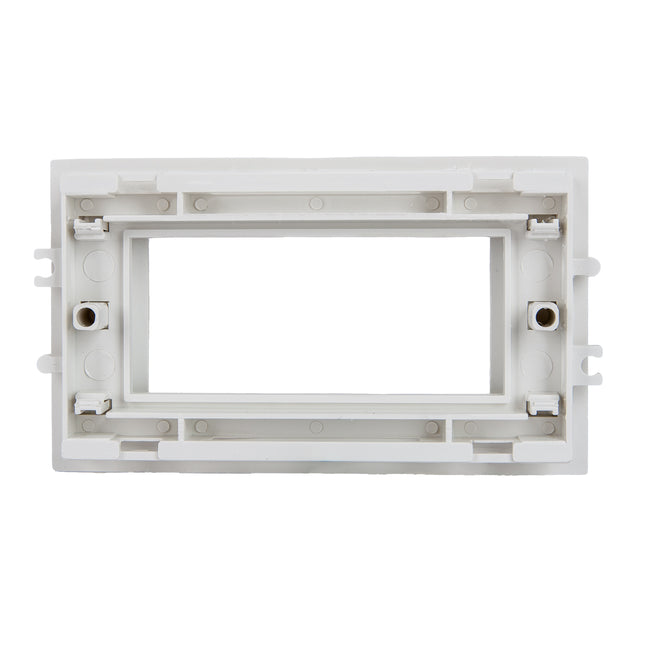 Ramka do kanału 102x34-102x50-121x50 (45x45) podwójna biała