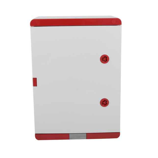 Szafka rozdzielnia IP67 hermetyczna 25x35x15 biała obudowa elektryczna ABS