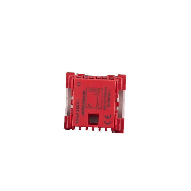 Łącznik przyciskowy 45x45 biały modułowy do koryta modularnego