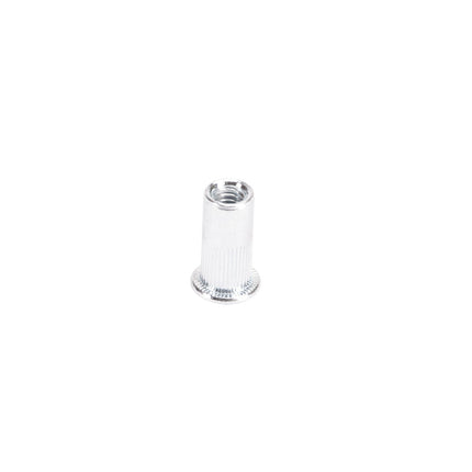Nitonakrętka radełkowana M6 nierdzewna z kołnierzem 0,5-3 mm 50 szt 4N-0028