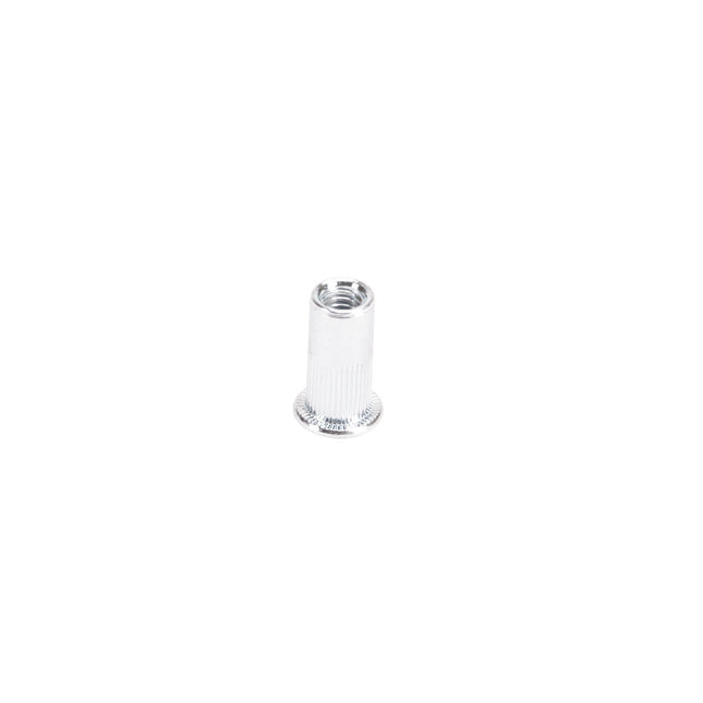 Nitonakrętka radełkowana M6 nierdzewna z kołnierzem 0,5-3 mm 50 szt 4N-0028