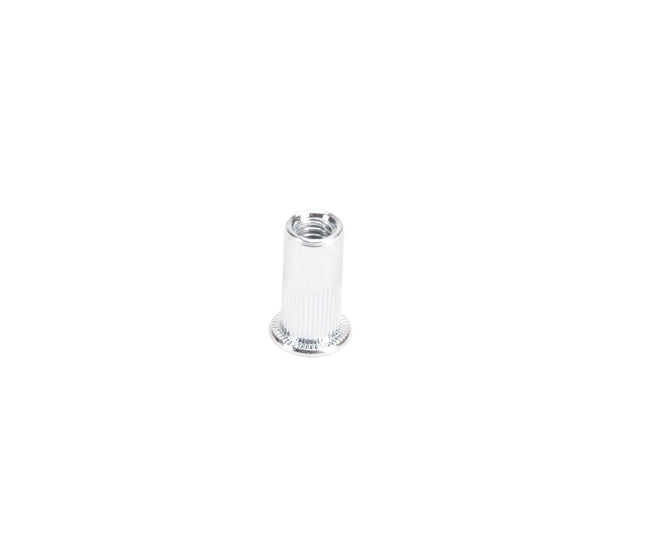 Nitonakrętka radełkowana M6 nierdzewna z kołnierzem 0,5-3 mm 50 szt 4N-0028