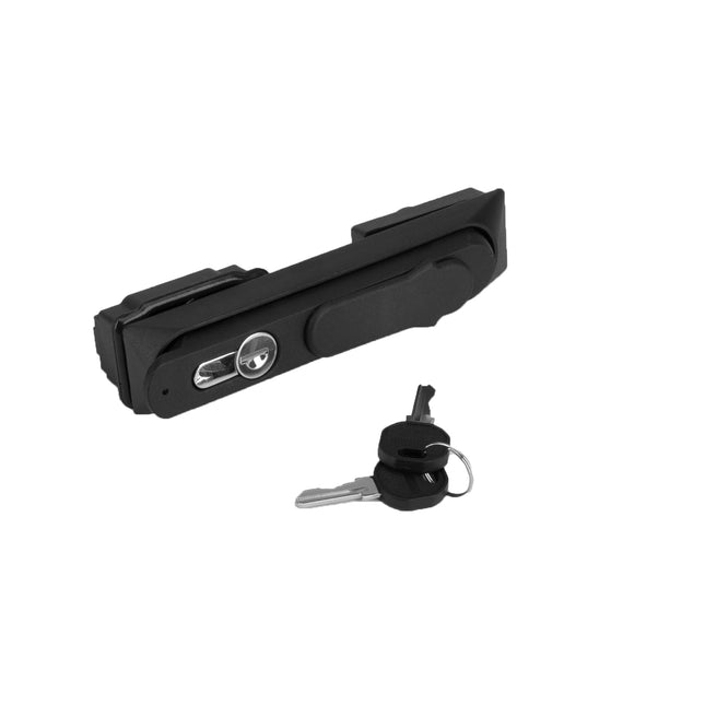 HS LOCK HANDLE FOR ELECTRICAL CABINET SWITCHBOARDS, BLACK