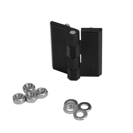 ZAWIAS PRZYKRĘCANY SKRZYDEŁKOWY ZESTAW MONTAŻOWY METALOWY PŁASKI 50x50 0Z-0207 Euro-Box