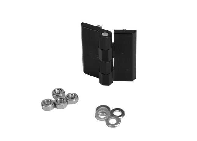 ZAWIAS PRZYKRĘCANY SKRZYDEŁKOWY ZESTAW MONTAŻOWY METALOWY PŁASKI 50x50 0Z-0207 Euro-Box