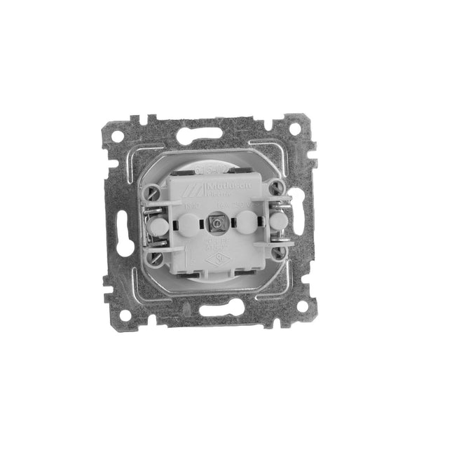 Gniazdo elektryczne pojedyncze z uziemieniem bez ramki RITA