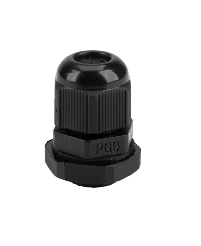 DŁAWIK KABLOWY DŁAWICA KABLOWA CZARNA WODOODPORNA PG-9 IP68 Euro-Box