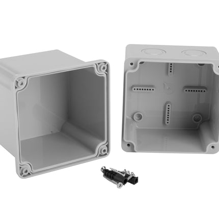 PUSZKA ELEKTRYCZNA INSTALACYJNA PODTYNKOWA HERMETYCZNA IP55 110x110x147 mm