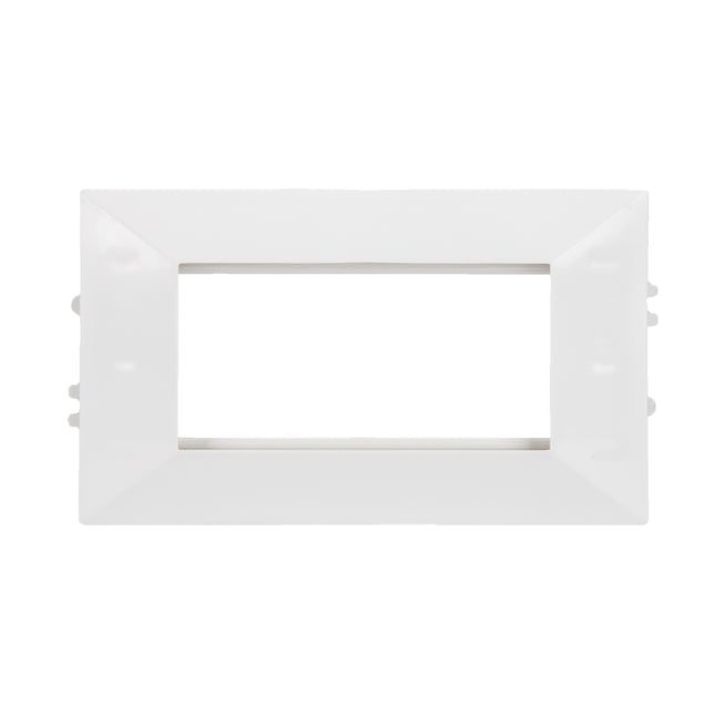 Ramka do kanału 102x34-102x50-121x50 (45x45) podwójna biała