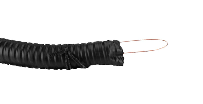 RURA KARBOWANA METALOWA PESZEL Z PILOTEM W POWŁOCE PVC FI 32/36 25 M
