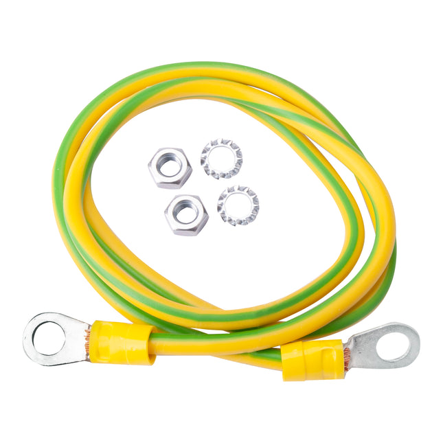 Komplet uziemienia kabel przewód linka uziemiająca LGY 4 mm2 0,6m
