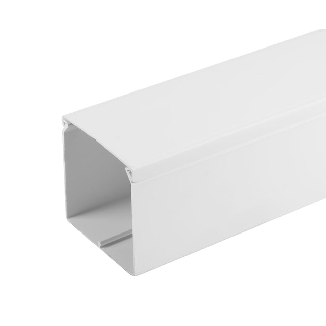 KABELRINNENSTREIFEN KABELKANAL-RINNE MIT ABDECKUNG 75x75 2M