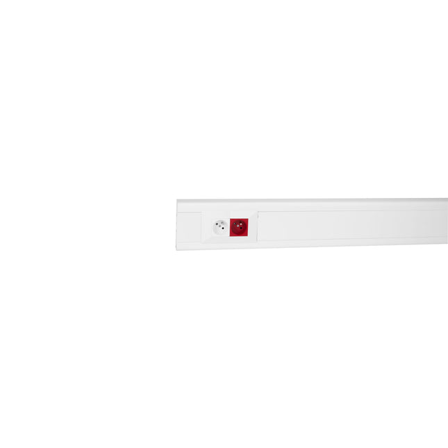 Listwa elektroinstalacyjna modułowa 121x50 MM do montażu ramkowego gniazd 45x45 2M