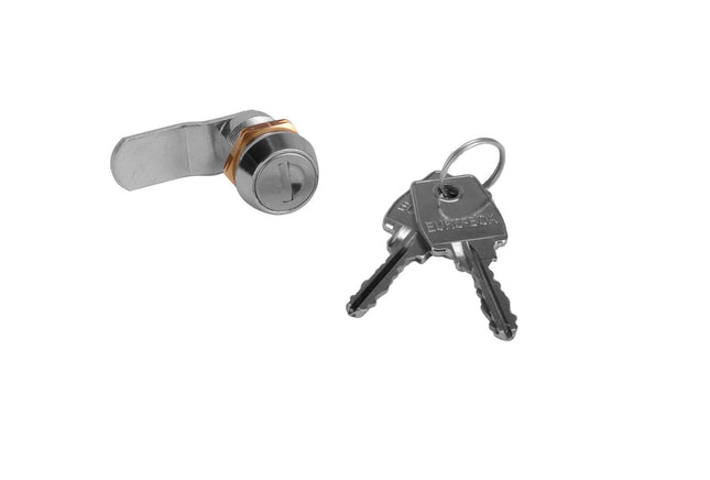 Zamek do skrzynki szafki BHP ubraniowej szkolnej z zapadką przeciwpyłową 1ZC-0595 Euro-Box