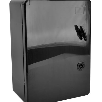 HERMETYCZNA ROZDZIELNIA SKRZYNKA ELEKTRYCZNA OBUDOWA 25x35x15 IP65 CZARNA