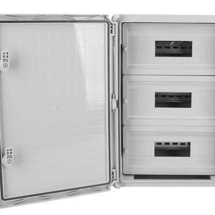 Szafka montażowa hermetyczna 350x500x190 z zestawem do montażu osprzętu IP65