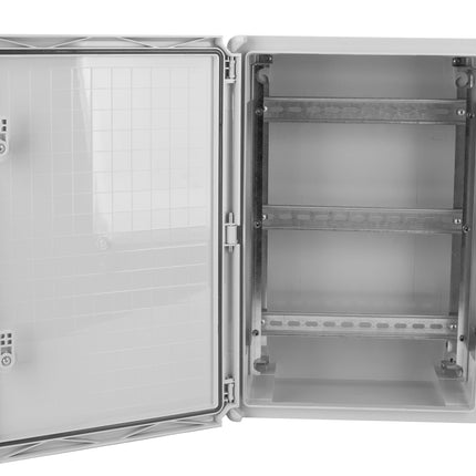 Szafka montażowa hermetyczna 350x500x190 z zestawem do montażu osprzętu IP65