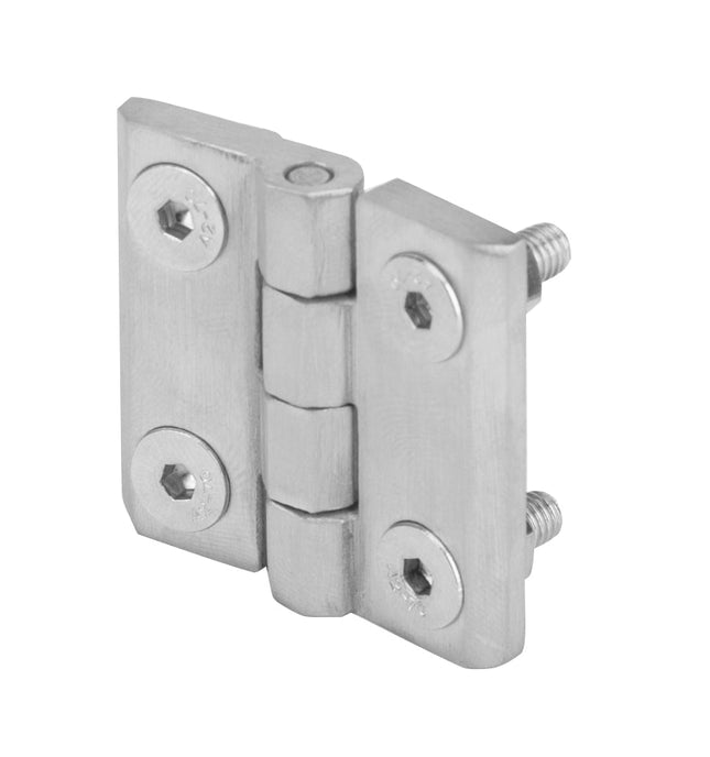 Zawias przykręcany 40x40 mm z otworami M5 , komplet montażowy 0Z-0177 Euro-Box