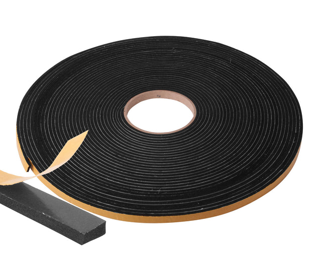 Uszczelka samoprzylepna EPDM 10x2 - rolka 20 m, pianka gęsta czarna 12US-0011