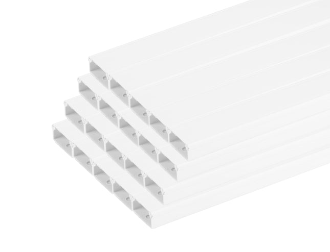 KORYTO KABLOWE LISTWA KANAŁ KABLOWY KORYTKO Z POKRYWĄ 30x15 OPAKOWANIE 140 M Euro-Box