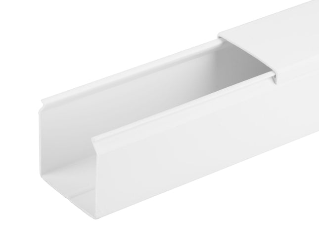 KORYTO KABLOWE LISTWA KANAŁ KABLOWY KORYTKO Z POKRYWĄ 50x50 2M Euro-Box