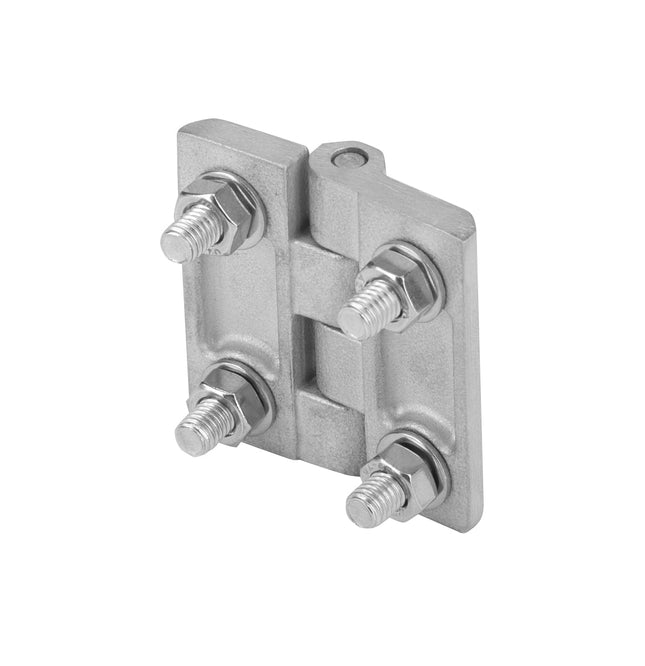 Zawias przykręcany 40x40 mm z otworami M5 , komplet montażowy 0Z-0177 Euro-Box