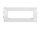 Ramka do kanału 102x34-102x50-121x50 (45x45) potrójna biała