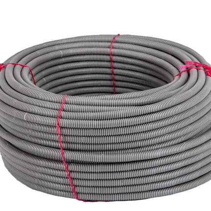 Rura peszel Fi 11,20/15,85 z pilotem 750N niepalna PVC szare 100M