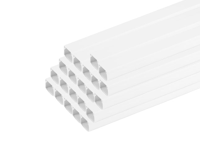 KORYTO KABLOWE LISTWA KANAŁ KABLOWY KORYTKO Z POKRYWĄ 20x15 OPAKOWANIE 144 M Euro-Box
