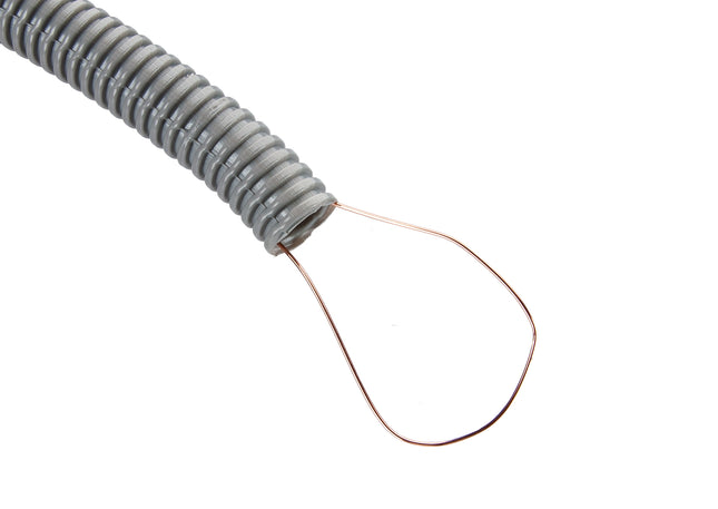 Rura peszel Fi 18,10/24,80 z pilotem 750N niepalna PVC szare 50M