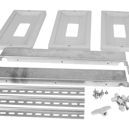 Skrzynka montażowa szafka ABS 350x500x190 transparentna pod esy 3x15 natynkowa komplet