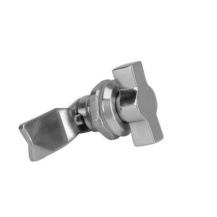 Zamek ćwierćobrotowy przemysłowy z uchwytem motylkowym metalowy 1ZP-0364