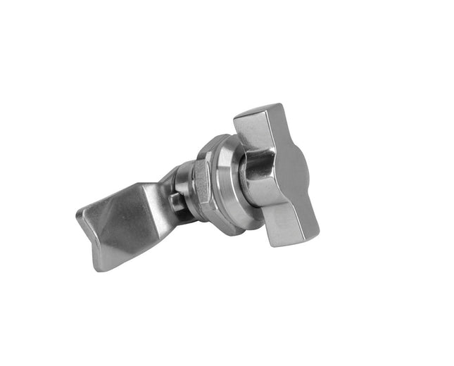 Zamek ćwierćobrotowy przemysłowy z uchwytem motylkowym metalowy 1ZP-0364 Euro-Box