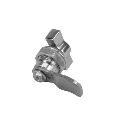 Zamek ćwierćobrotowy przemysłowy z uchwytem motylkowym metalowy 1ZP-0364