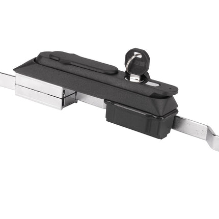 ZAMEK KLAMKA HS Z MECHANIZMEM DO ROZDZIELNI SZAF ELEKTRYCZNYCH CZARNA EK333