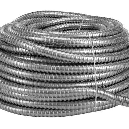 Rura karbowana peszel metalowy z pilotem FI 21/24 50M