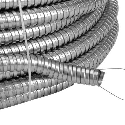 Rura karbowana peszel metalowy z pilotem FI 21/24 50M