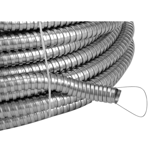 Rura karbowana peszel metalowy z pilotem FI 21/24 50M