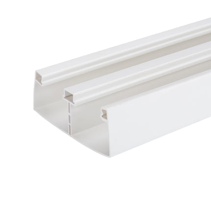 Koryto kablowe PVC dzielone 130x50 do gniazd 45x45 białe kanał instalacyjny