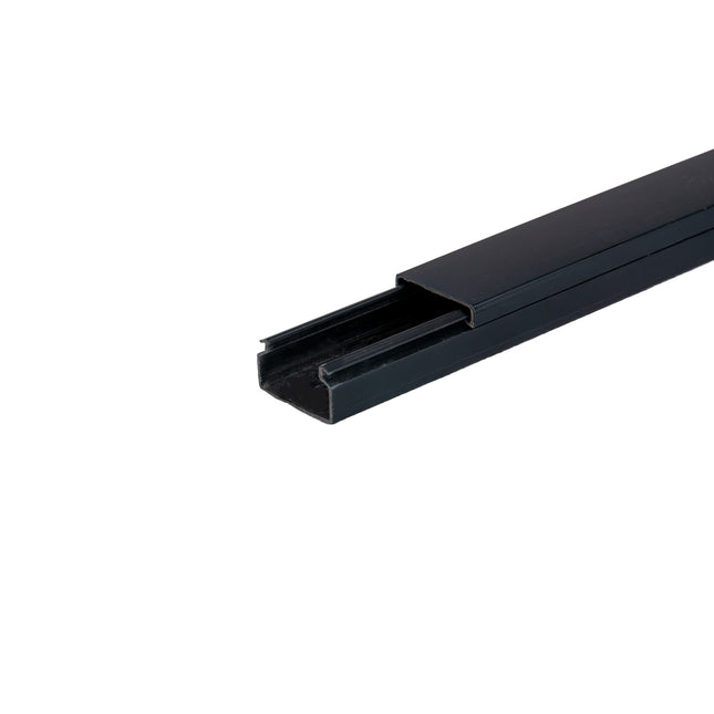 Koryto kablowe PVC 25x16 czarne 2m kanał instalacyjny