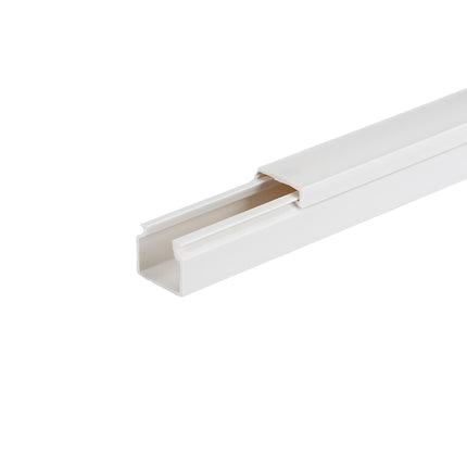 Koryto Kablowe PVC 16x16 2 m Listwa Elektroinstalacyjna Kanał Kablowy z Pokrywą