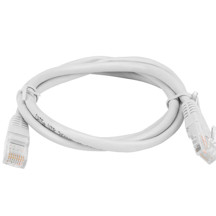 KABEL PRZEWÓD SIECIOWY PATCHCORD LAN UTP KAT.5E 2xRJ45 SZARY 3 m Euro-Box