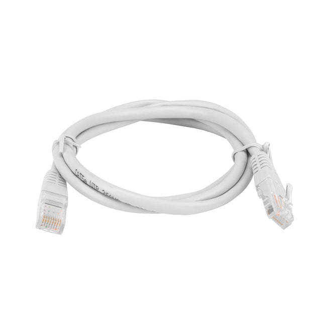 KABEL PRZEWÓD SIECIOWY PATCHCORD LAN UTP KAT.5E 2xRJ45 SZARY 3 m Euro-Box