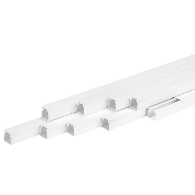 KORYTO KABLOWE LISTWA KANAŁ KABLOWY KORYTKO Z POKRYWĄ 16x16