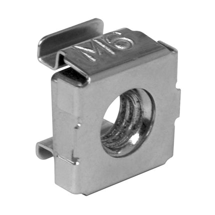 Nakrętka koszyczkowa M6 T2 biały ocynk 100 szt. klipsowa 4N-0001 Euro-Box